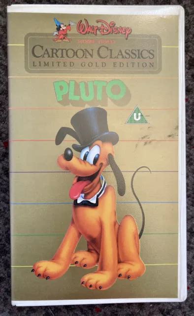 VINTAGE RARE WALT Disney VHS Cartoon Classics Limited Gold Edition