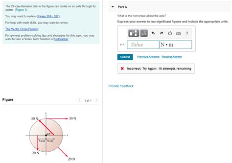 Solved The 27 Cm Diameter Disk In The Figure Can Rotate On Chegg