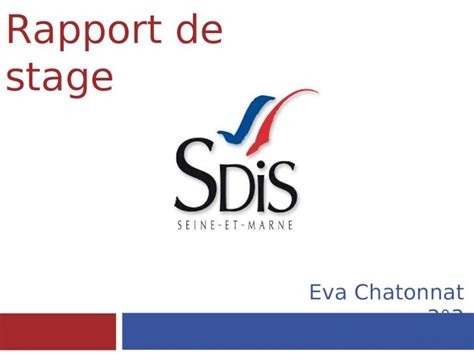 Ppt Rapport De Stage Eva Chatonnat Sommaire Pr Sentation De