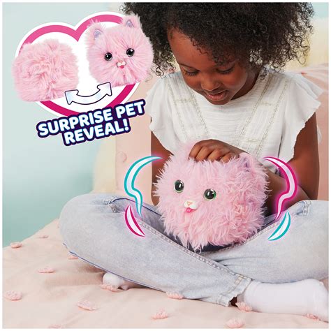 What The Fluff Purr N Fluff Surprise Reveal Interactive Toy Pet