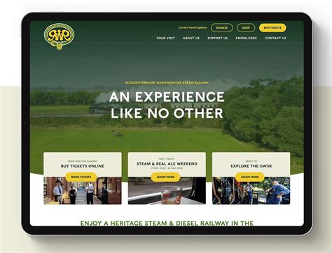 Full Steam Ahead With A New Website For Gloucestershire Warwickshire