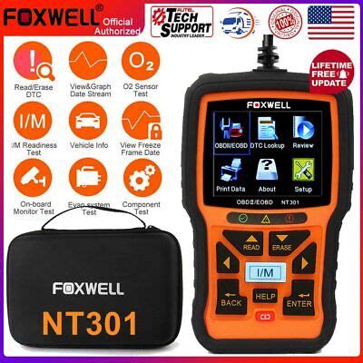 Foxwell NT301 Car Check Engine Code Reader OBD2 Scanner Diagnostic Live