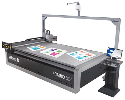 Elitron Kombo Sd 3120 122x79 Digital Flatbed Cutter Amcad And Graphics