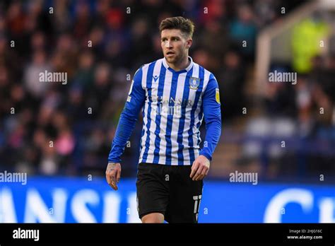 Josh Windass 11 Of Sheffield Wednesday In Action During The Game Stock