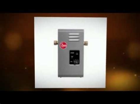 Rheem Rte Electric Tankless Water Heater Youtube