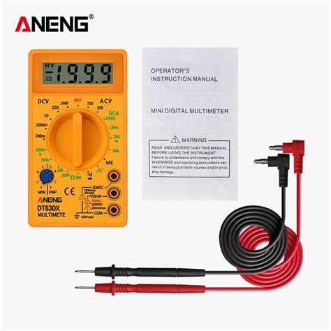 Aneng Dt X Lcd Scherm Digitale Multimeter Voltme Grandado