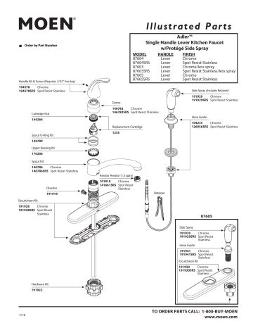 Moen Kitchen Faucet Installation Instructions Things In The Kitchen