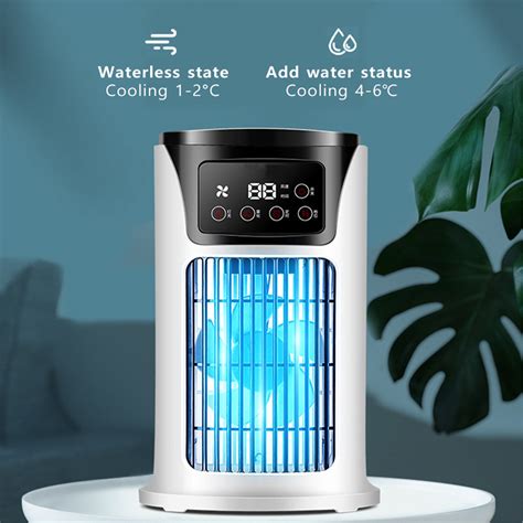 Whisper Quiet Fan For Bedroom Portable Mini Air Conditioner Fan Air