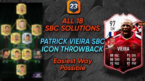 Patrick Vieira Sbc All Sbc Solutions Easiest Way Possible