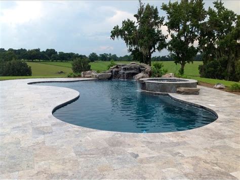 Silver Travertine Pavers Houston