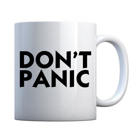 Mug Dont Panic Ceramic T Mug Indica Plateau