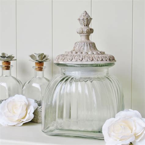 Glass Lidded Storage Jar Bliss And Bloom Ltd