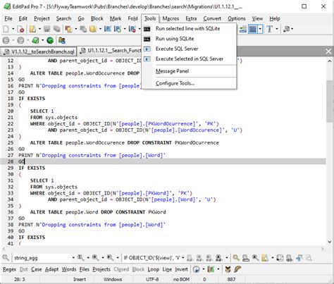 Bulk Formatting Of The Sql Server Sql Files Redgate