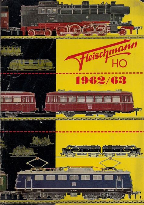 FLEISCHMANN CATALOG 1962-63 trains locomotives station Original Italian ...