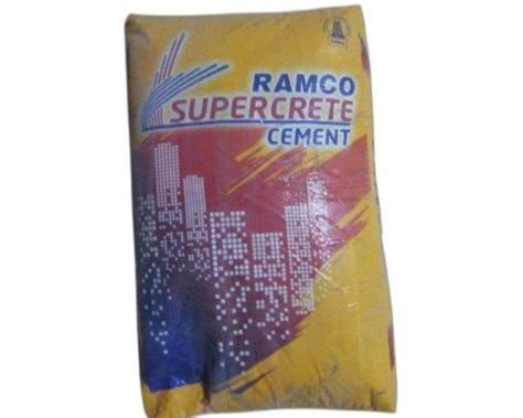 Ramco Grade Supercrete Cement At Rs Bag Construction Cement In