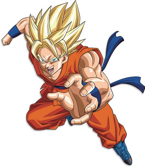 Son Goku Ssj Resurrection F Render Website By Maxiuchiha22 On