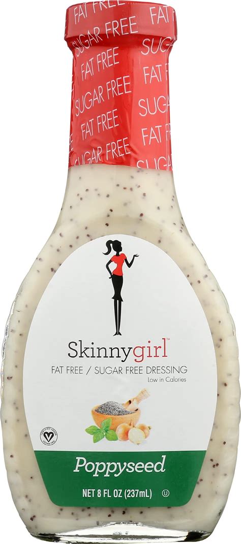 Fat Free And Sugar Free Poppy Seed Dressing Net Wt 8 Fl Oz 237ml Pack Of Two