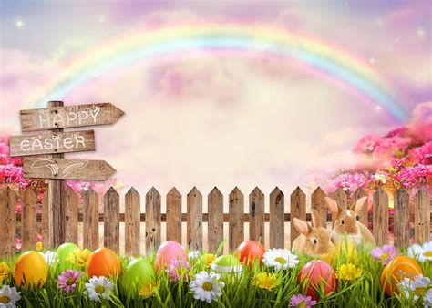 Amazon Spring Easter Backdrop For Photography 7x5ft Colorful Eggs