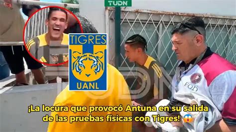 Uriel Antuna causa tumulto tras realizar las pruebas físicas con Tigres