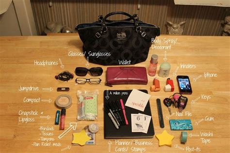 Whats In My Purse Whats In My Purse Purse Essentials What In My Bag