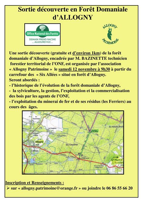 Sortie D Couverte En For T Domaniale D Allogny Commune D Allogny