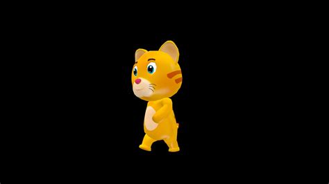 Cartoon Cat Animated 3D model - TurboSquid 2014741