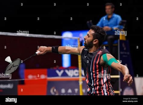 Prannoy H S Of India In Action During The Men S Singles Final Of The