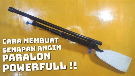 Cara Membuat Senapan Angin Dari Paralon Pvc Mudah Di Rumah Youtube