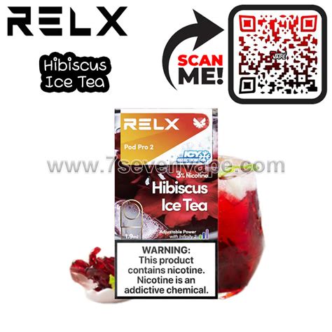 Relx Pod Pro Hibiscus Ice Tea Ml Hua Namya Nic