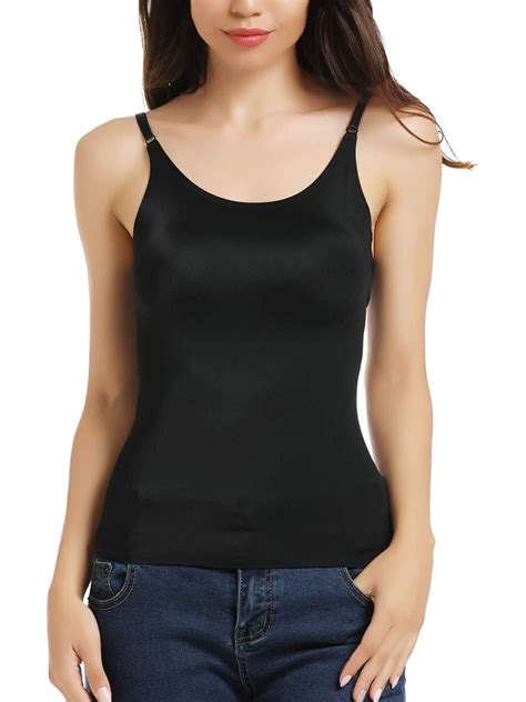 Vaslanda Basic Seamless Camisole For Women Cami Tank Tops With