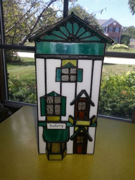 Vintage 1993 Forma Vitrum The Breadman S Bakery Stained Glass House By Bill Job No 1405 Etsy