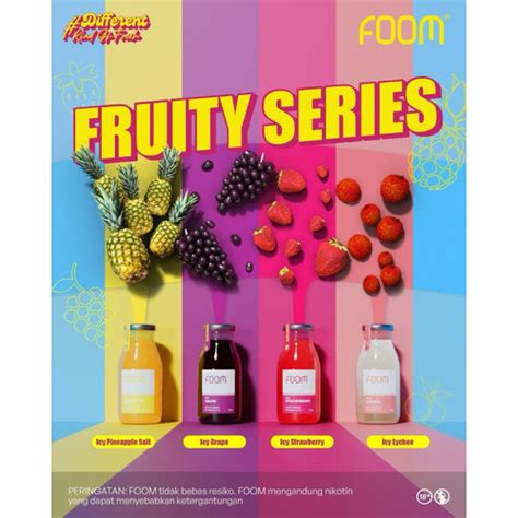 Jual Foom Icy Salt Nic Ml By Foom Lab Liquid Foom Fruity Series