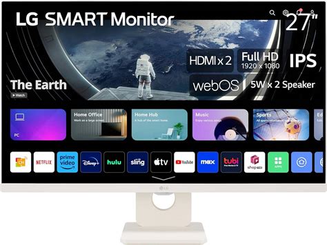 Lg Sr F Smart Fhd Ips Monitor With Webos Hdr Screen Share