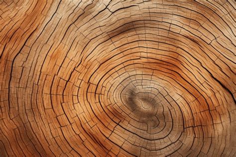 Premium Ai Image Closeup Of Cut Tree Trunk Wood Texture