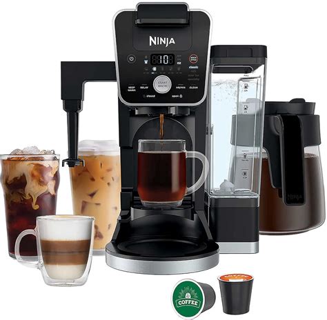 Ninja CFP451CO DualBrew System Cafetière à 14 tasses dosettes et marc