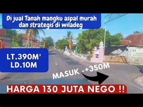 Dijual Tanah Mangku Aspal Murah Dan Strategis Dekat Jalan Prov