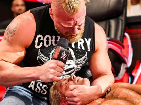 Watch Brock Lesnar Mercilessly Destroys Cody Rhodes On Raw And