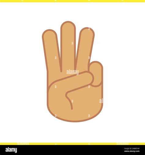 Three finger salute drawing hi-res stock photography and images - Alamy