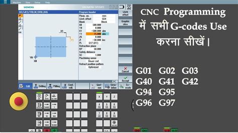 All G Codes In Cnc Programming Learn Cnc Programming Youtube