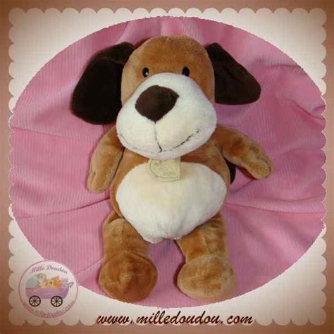 BABYNAT BABY NAT DOUDOU CHIEN MARRON ECRU