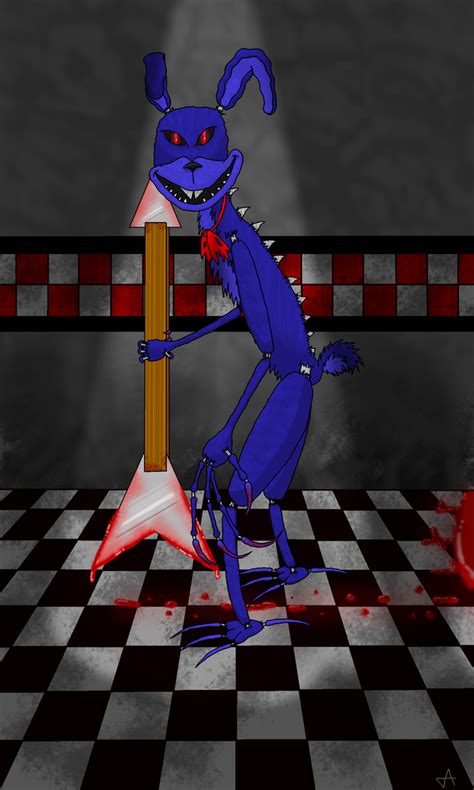 Fnaf Creepy Bonnie By Zalaine On Deviantart