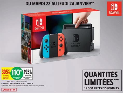 Promo Intermarch Nintendo Switch Fid Lit