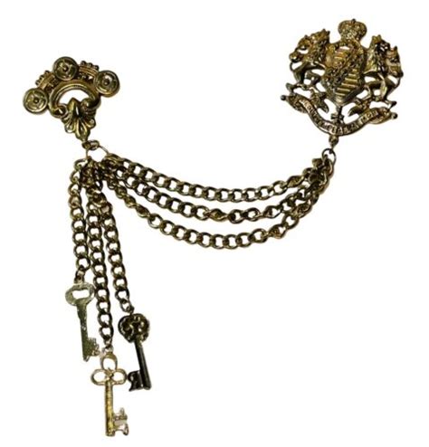 Rare Vintage Providentiae Memor Lion Crown Keys Chain… - Gem