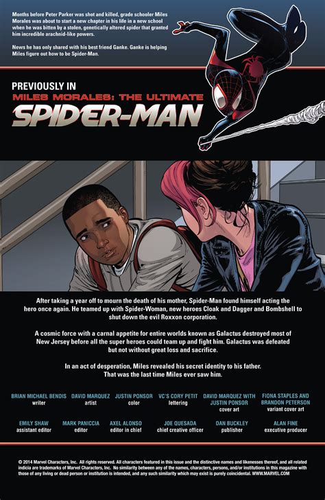 Read online Miles Morales: Ultimate Spider-Man comic - Issue #1