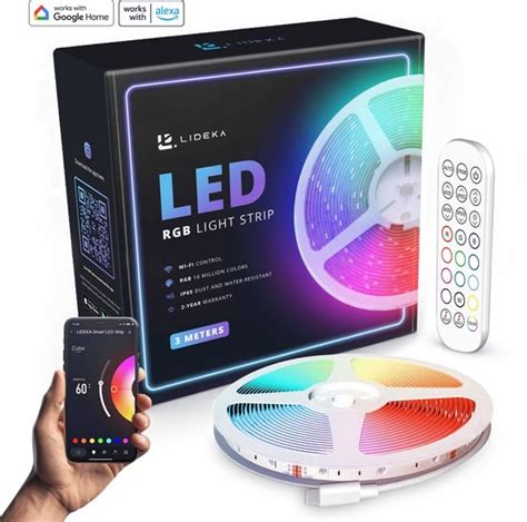 Lideka LED Strip 3m RGB Hoogste Helderheid Zelfklevend