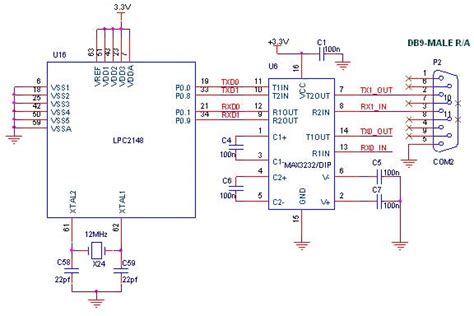 Interface Uart With Lpc Arm Starter Pantech Ai