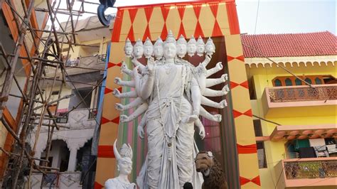 Biggest Eco Friendly Durga Mata Indias Biggest Durga Mata Idol 2021