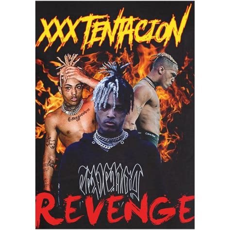 Vintage Tee T Shirt Noir Xxxtentacion Revenge Magic Custom