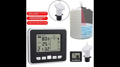 Ultrasonic Water Tank Liquid Depth Level Meter How To Apply Level Sensor Youtube