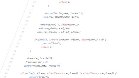 Example C SocketCAN Code – Beyondlogic